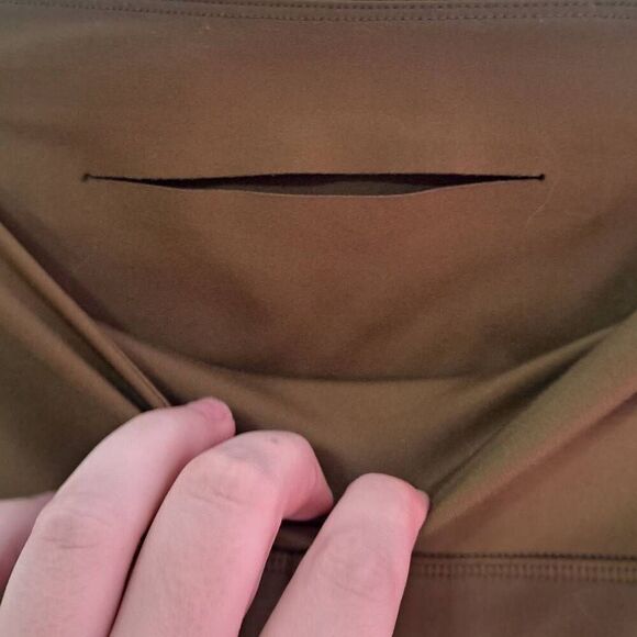 Girlfriend Collective Women's High-Rise Compressive Legging sz Medium Green - Picture 6 of 6